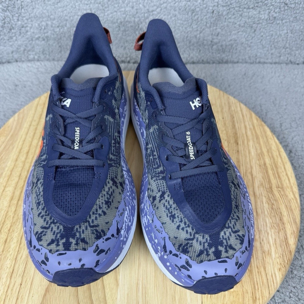 Hoka Speedgoat 6 Womens 9.5 B Nautical Dusk Sea Ice Hiking Trail Running Shoes - Picture 5 of 11